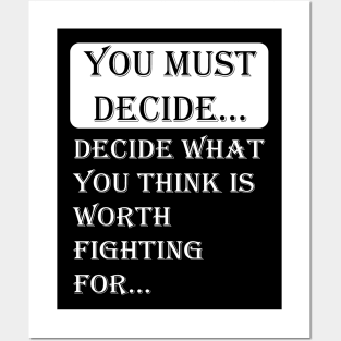 Decide-Quote, Art Posters and Art